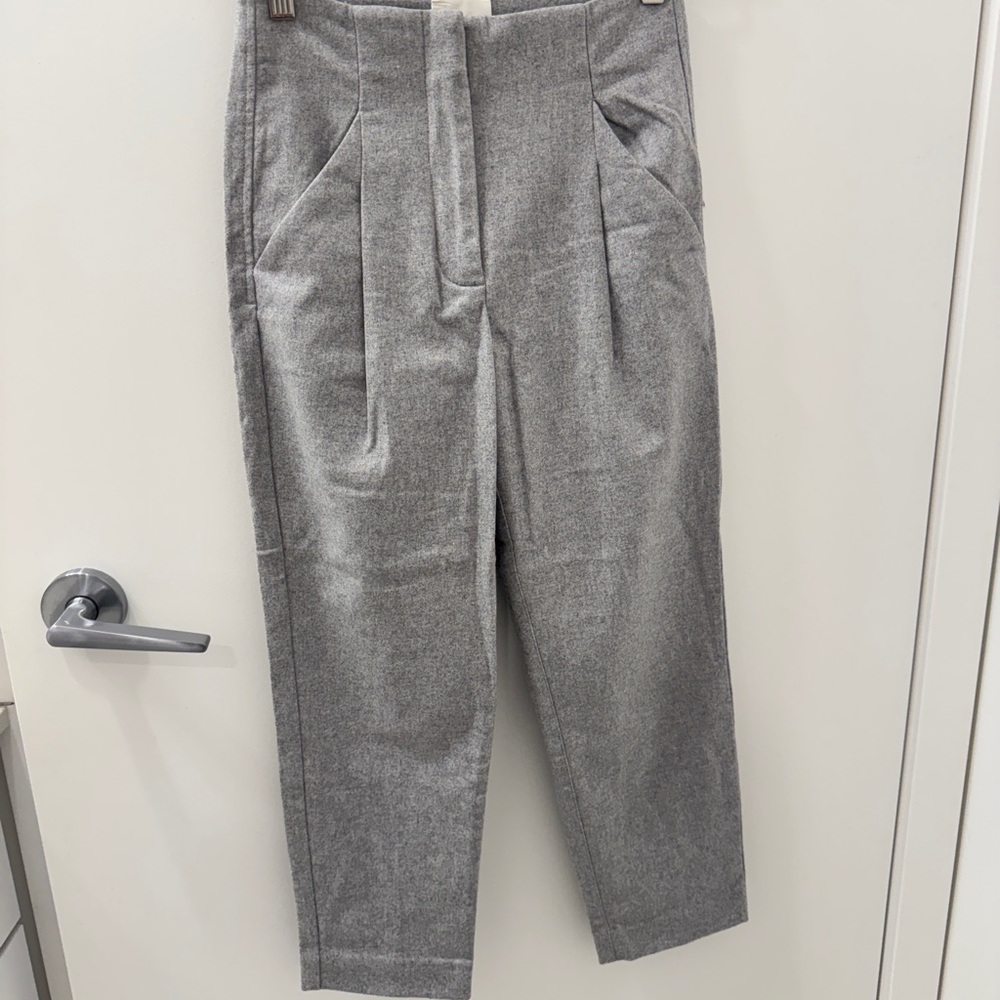 NWOT Wilfred High-rise Gray Wool Conan Dress Cropped Pants